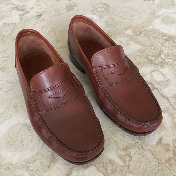 Sarti Other - Sarti Leather Penny Loafers Made in Italy Vintage Mint Condition